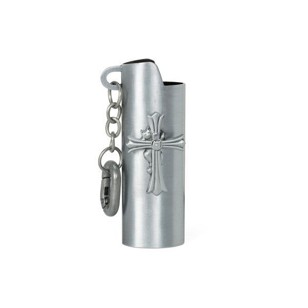 Брелок Ripndip NERM CROSS LIGHTER KEYCHAIN Silver RNDSUM26201 фото