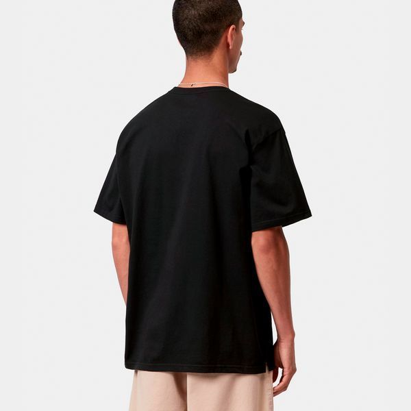 Футболка Carhartt WIP S/S MADISON T-SHIRT black / white I033000.0D2XX фото