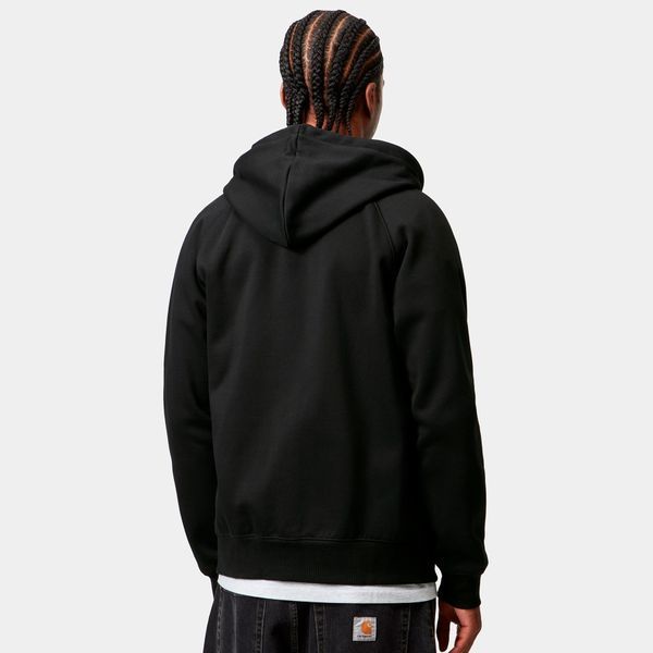 Худі Carhartt WIP HOODED CHASE JACKET black/gold I033664.00FXX фото