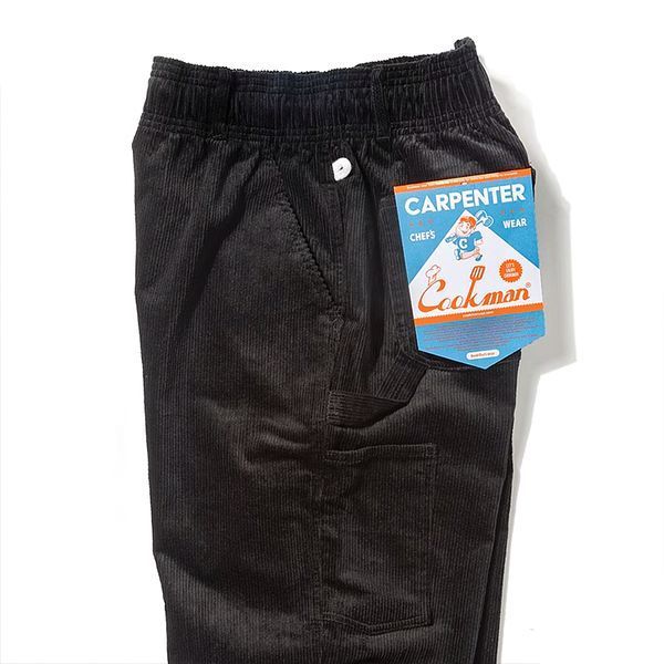 Штани Cookman CARPENTER&rsquo;S PANTS corduroy black 231-53824-18 фото