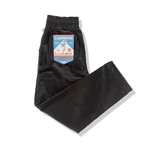 Штани Cookman CARPENTER&rsquo;S PANTS corduroy black 231-53824-18 фото