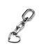 Брелок Карабін SYCH HEART_CARABINER silver AC-005-HRT фото 2