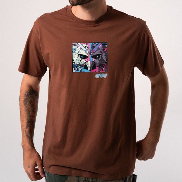 Футболка Ripndip NERMBOTS TEE Brown RNDSUM26138 фото