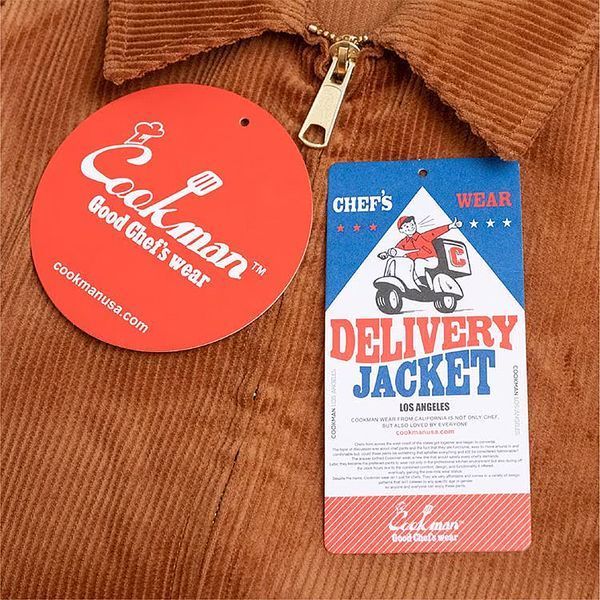 Куртка Cookman DELIVERY JACKET corduroy brown 231-23455-66 фото