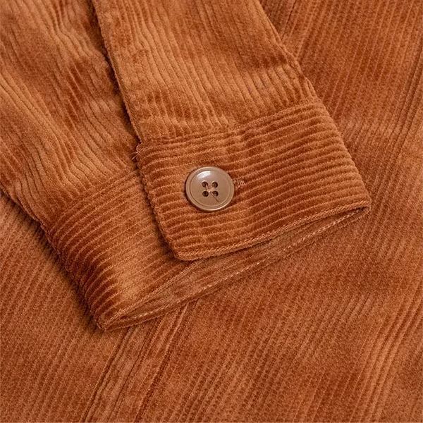 Куртка Cookman DELIVERY JACKET corduroy brown 231-23455-66 фото