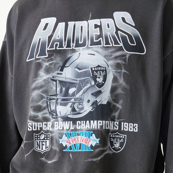 Світшот New Era NFL BOXY WASHED CREW LASRAI W grey 60758759-NE фото