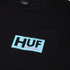 Лонгслів HUF BUSY LONGSLEEVE POCKET TEE black TS02095-black фото 3