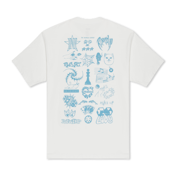 Футболка Ripndip THE PEOPLES CHOICE TEE bone RNDFALL25122 фото