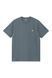 Футболка Carhartt WIP S/S CHASE T-SHIRT Cozy Blue / Gold I026391.3LPXX фото 1