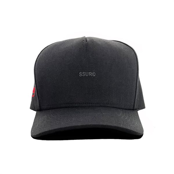 Кепка SSUR TRADEMARK LOGO SNAPBACK HAT Black HDO24ss1 фото