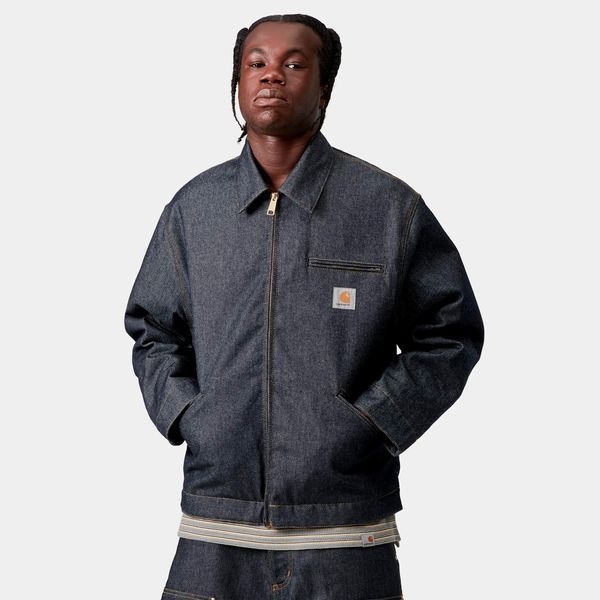 Куртка Carhartt WIP OG DETROIT JACKET blue rigid I036259.0101 фото