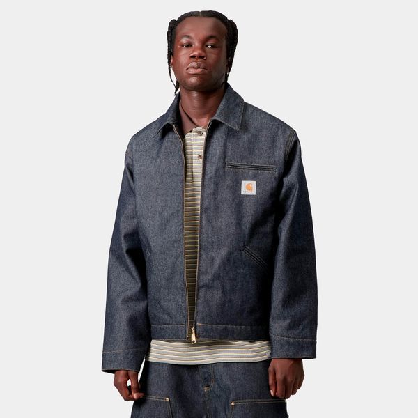 Куртка Carhartt WIP OG DETROIT JACKET blue rigid I036259.0101 фото