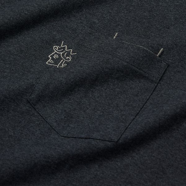 Лонгслів Victoria HK DOUBLE POCKET L/S TEE charcoal 2621007-CHAR фото