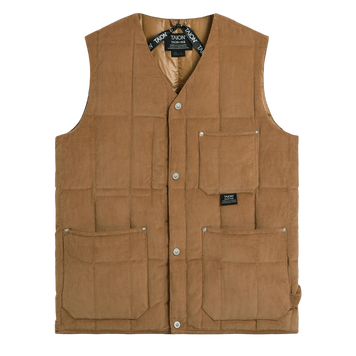 Жилет (пухов.) Taion WORK V NECK BUTTON DOWN VEST amber 001BWKAMBER фото