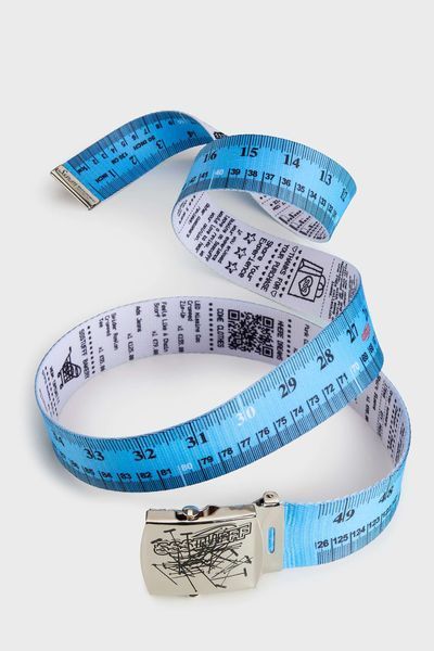 Ремінь SSSTUFFF REVERSIBLE METER/TICKET BELT blue SS25-BLT02 фото