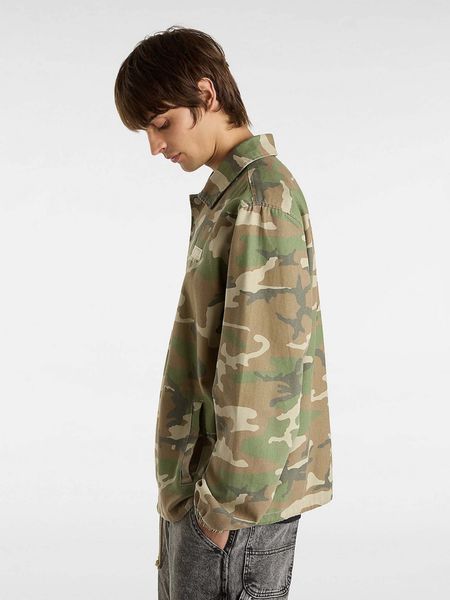 Куртка Vans TORREY CANVAS COACH JACKET VINTAGE CAMO VN000HMGLVB1 фото