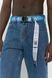 Ремінь SSSTUFFF REVERSIBLE METER/TICKET BELT blue SS25-BLT02 фото 4