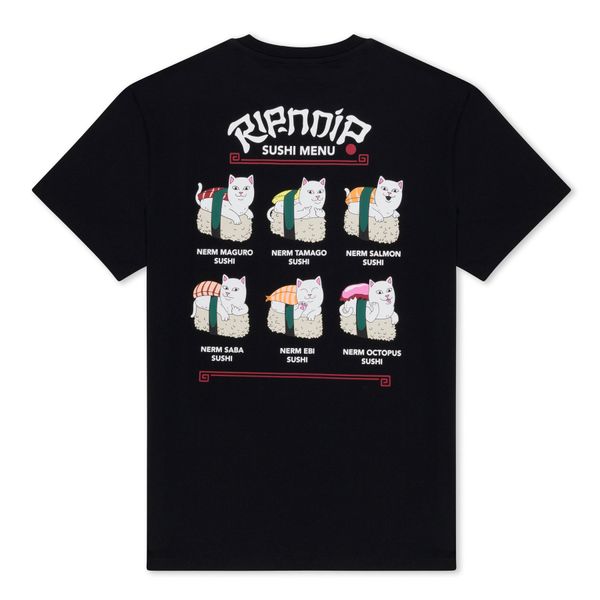 Футболка Ripndip SUSHI NERM TEE black RNDFAL24170 фото