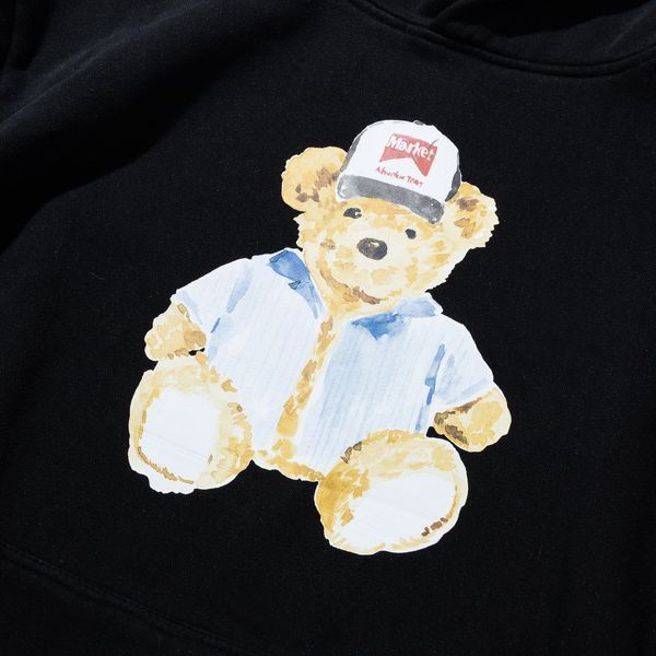 Худі Market WATERCOLOR TEDDY HOODIE black MKT26Q2-HD0613-00007 фото