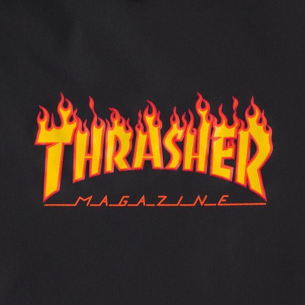 Куртка Thrasher Flame Dot Coach Jacket Mens Black 44643465 фото