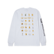 Лонгслів HUF JEWELRY LONGSLEEVE white TS02392-WHITE фото 2