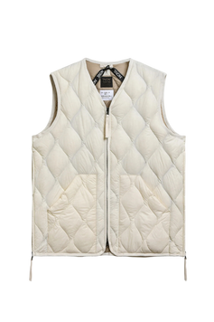 Жилет (пухов.) Taion MILITARY W-ZIP V NECK DOWN VES white 001ZML-1OFFWHITE фото