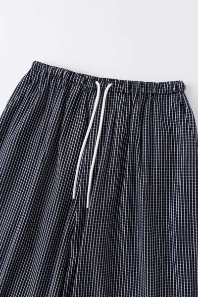 Шорти SSSTUFFF LOGO BERMUDA SHORTS black checked SS26-PNT08-X2 фото