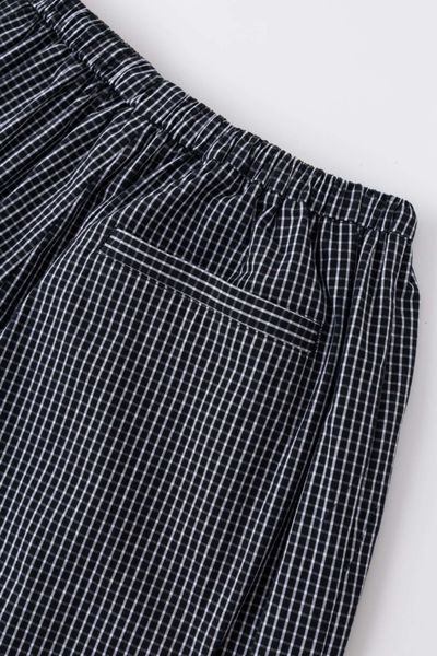 Шорти SSSTUFFF LOGO BERMUDA SHORTS black checked SS26-PNT08-X2 фото
