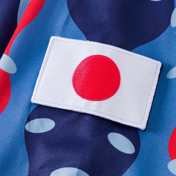 Футболка SSSTUFFF NOT JAPAN FOOTBALL Blue SSS-Beams-TEE02 фото