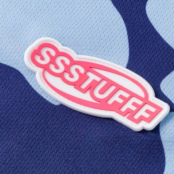Футболка SSSTUFFF NOT JAPAN FOOTBALL Blue SSS-Beams-TEE02 фото