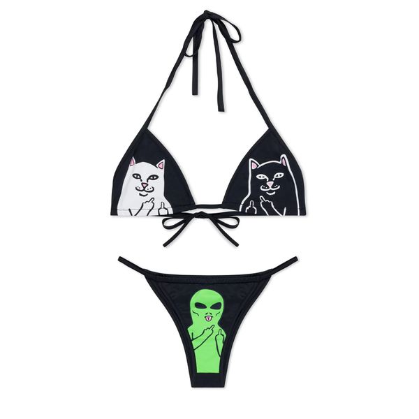 Купальник RipNDip WHOLE GANG 2PC BIKINI SET Black RNDWOM68 фото