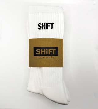 Набір шкарпеток SHIFT SHIFT Crew Socks Organic Cotton White 2-Pack 38-44 2000000520902 фото