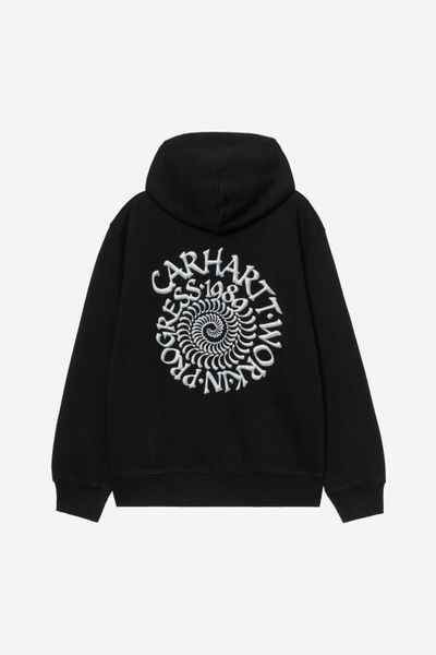 Худі Carhartt WIP HOODED SPIRAL SWEAT black I036376.89XX фото