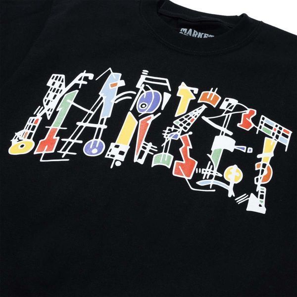 Футболка Market WORK OF ARC T-SHIRT black MKT26Q1-SS0589-00007 фото
