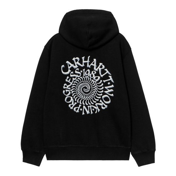 Худі Carhartt WIP HOODED SPIRAL SWEAT black I036376.89XX фото
