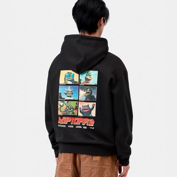 Худі Carhartt WIP HOODED WIPTOPIA II SWEAT black I037224.89XX фото