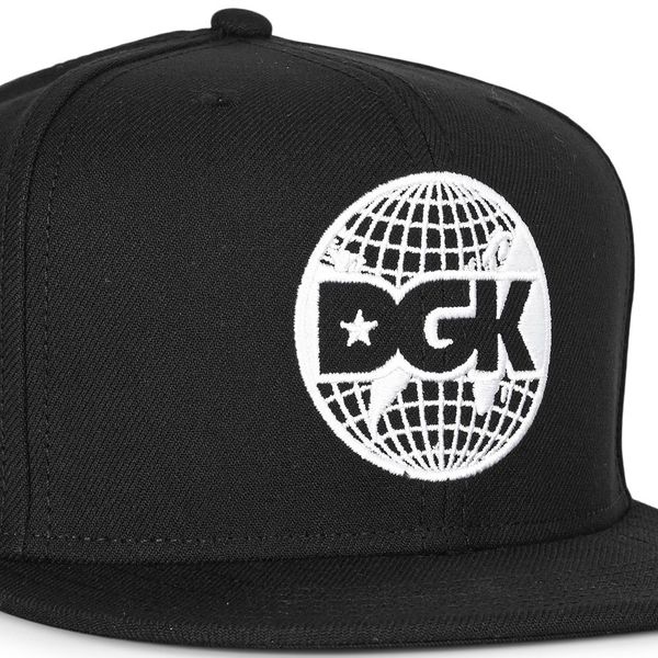 Кепка DGK WORLD SNAPBACK black heh-1203 фото