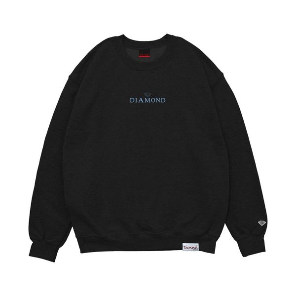 Світшот Diamond CLASSIC CREWNECK PIGMENT BLACK C23DMPE006-BLK фото