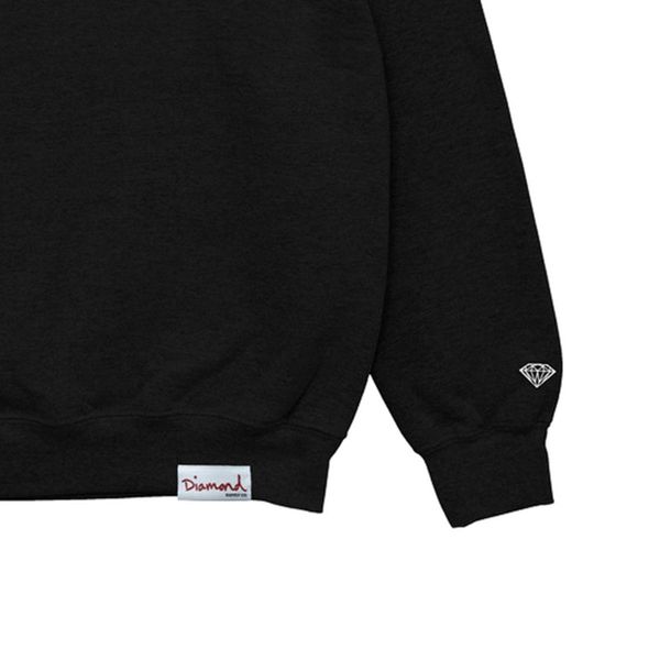 Світшот Diamond CLASSIC CREWNECK PIGMENT BLACK C23DMPE006-BLK фото