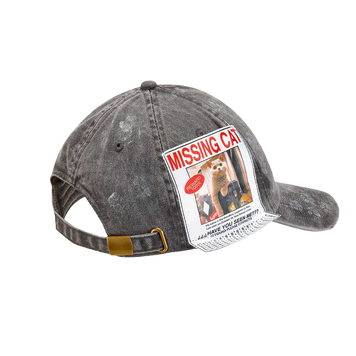 Кепка SSSTUFFF MISSING CAT CAP grey SS25-CAP02-X4 фото