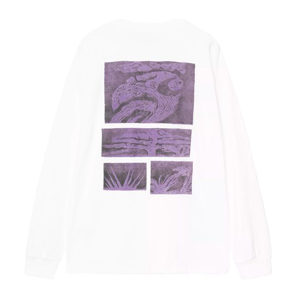 Лонгслів Carhartt WIP L/S EMERGE T-SHIRT White stone washed I036210.0206 фото