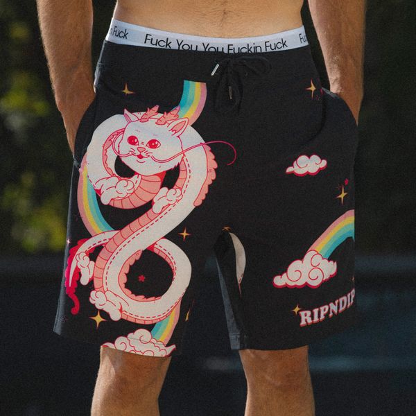 Шорти RipNDip FANTASY NERM SWIM SHORTS Black RNDSUM24123 фото