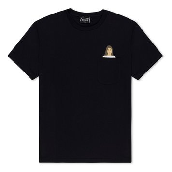 Футболка Ripndip FLASHING KITTYS POCKET TEE black RNDFAL24172 фото