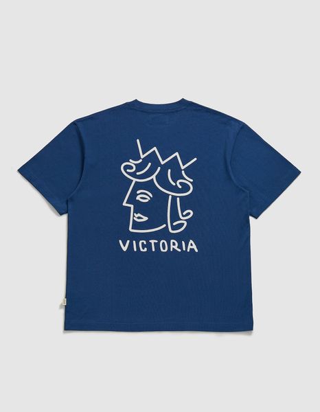 Футболка Victoria Hk QUEENHEAD LOGO S/S TEE yale blue 2421002-YALE BLUE фото