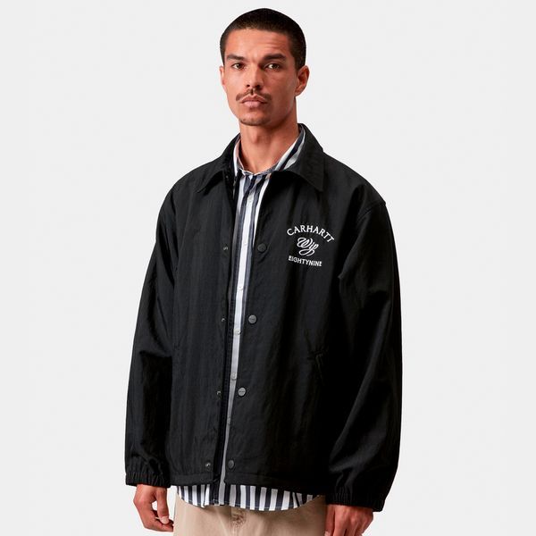 Куртка Carhartt WIP EIGHTYNINE COACH JACKET black / white I036134.0D2XX фото