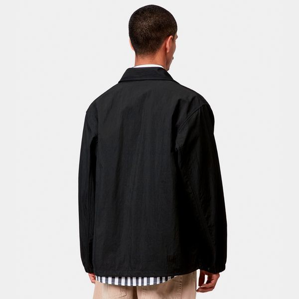 Куртка Carhartt WIP EIGHTYNINE COACH JACKET black / white I036134.0D2XX фото