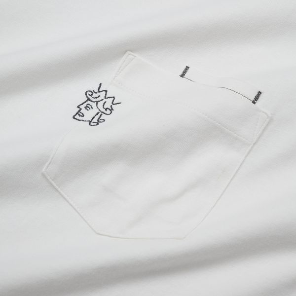 Лонгслів Victoria HK DOUBLE POCKET L/S TEE white 2621007-WHIT фото