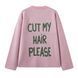 Реглан SSSTUFFF CUT MY HAIR KNIT pink FW26-KNT05-X2-pink фото 2