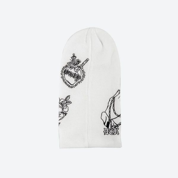 Балаклава DGK STAY TRUE SKI MASK white hes-1040 фото