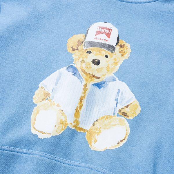 Худі Market WATERCOLOR TEDDY HOODIE blue MKT26Q2-HD0613-00064 фото